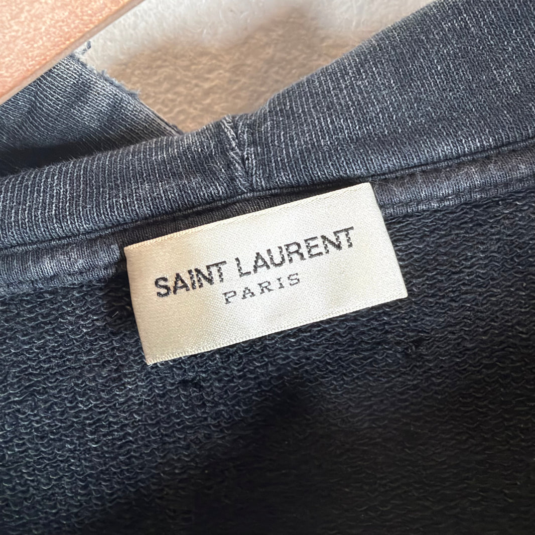 Saint Laurent Acid Wash Hoodie