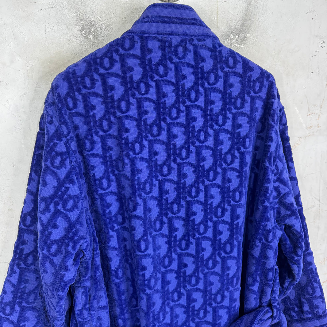 Dior Blue Oblique Bath Robe