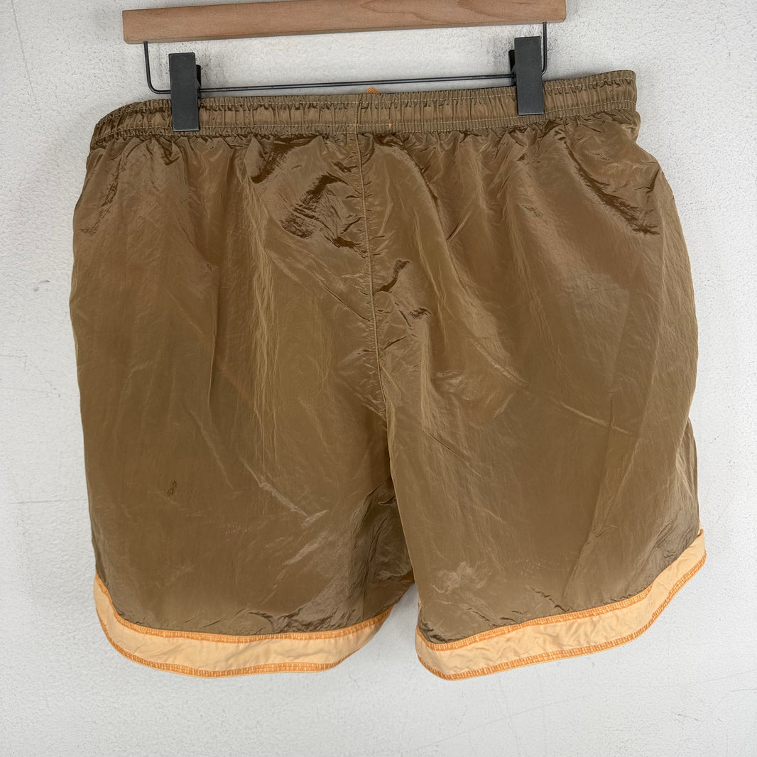 Stone Island Brown/Orange Reflective Shorts