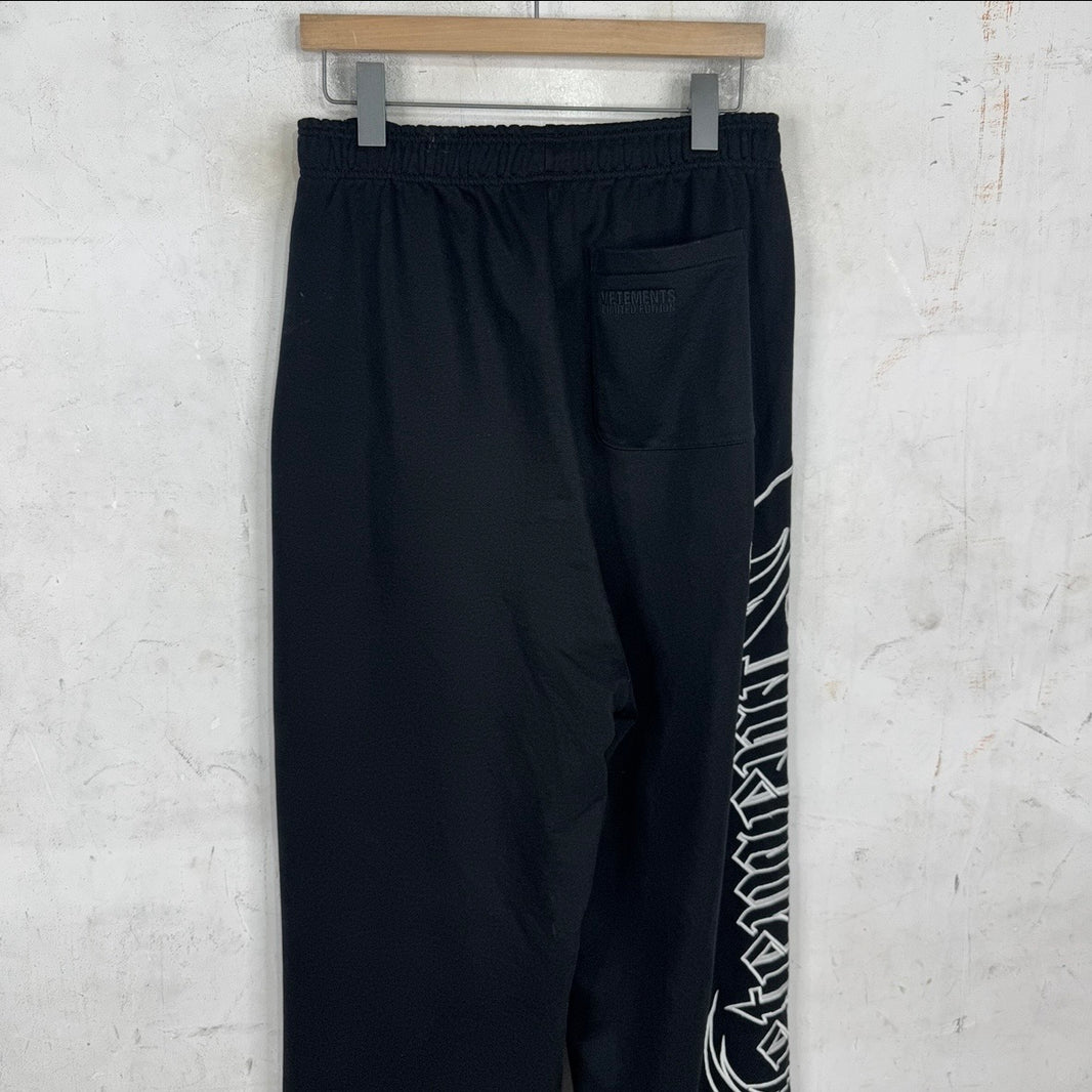 Vetements Gothic Metal Baggy Sweatpants