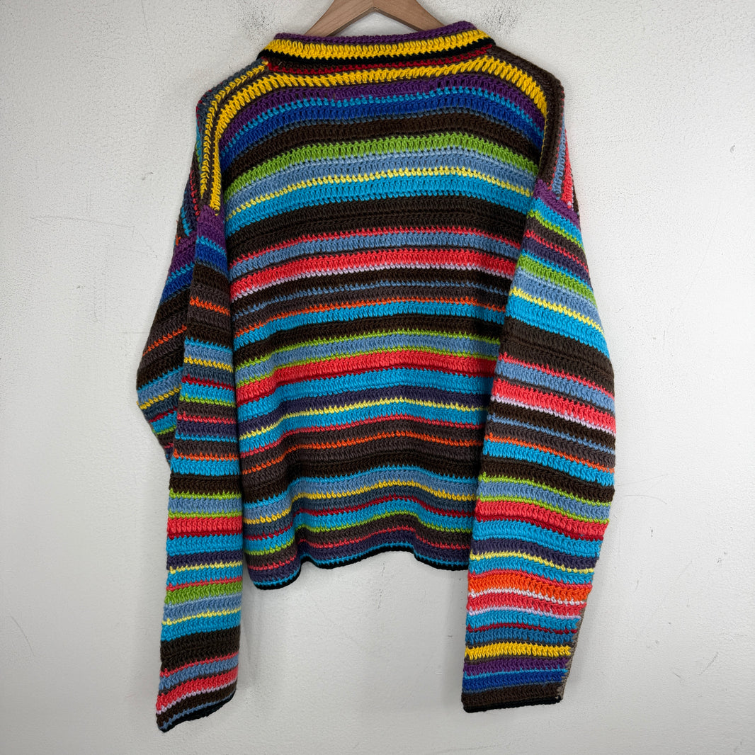 CPFM Crochet Knit Blue Cardigan