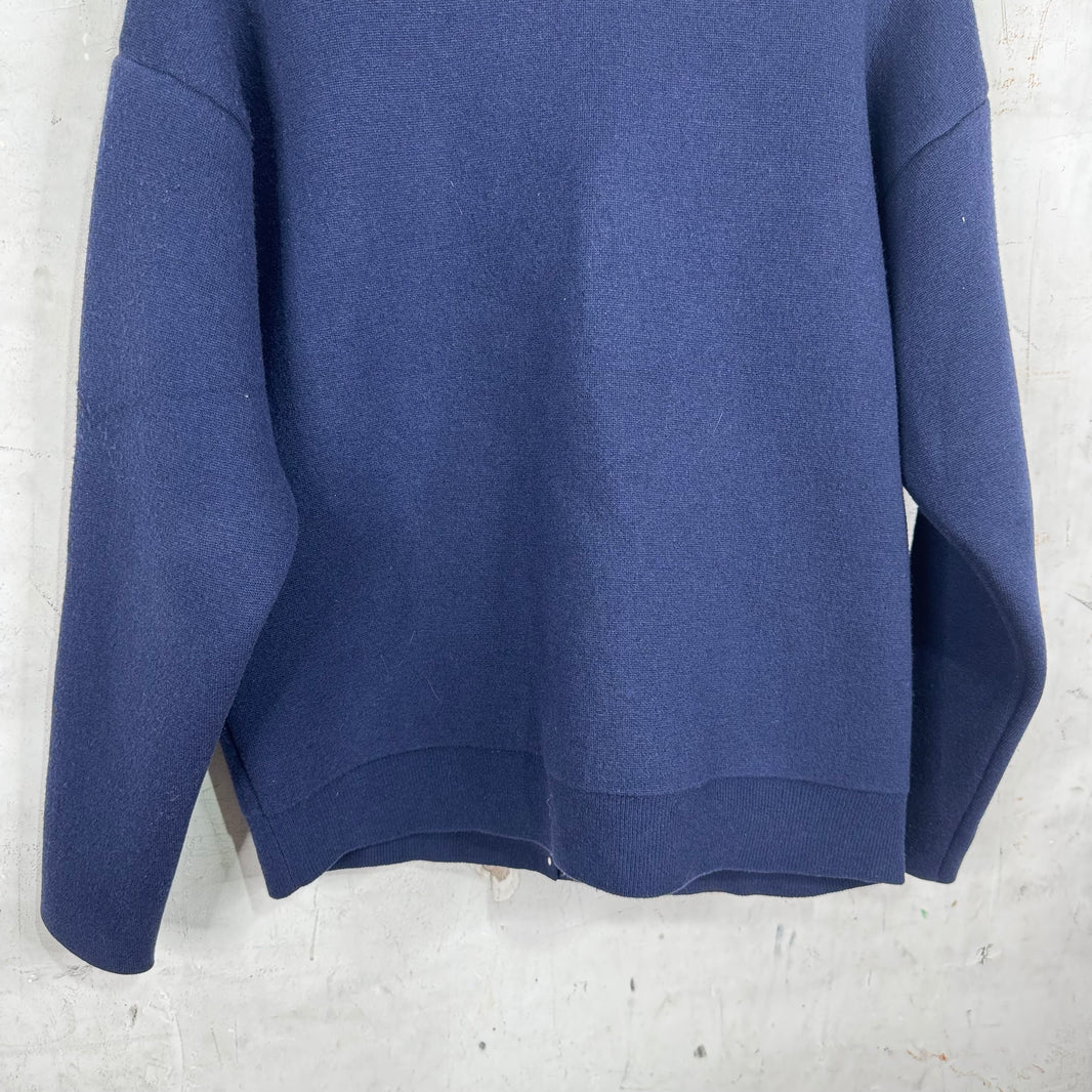 Loewe Double Faced Wool Blend Runway Cardigan