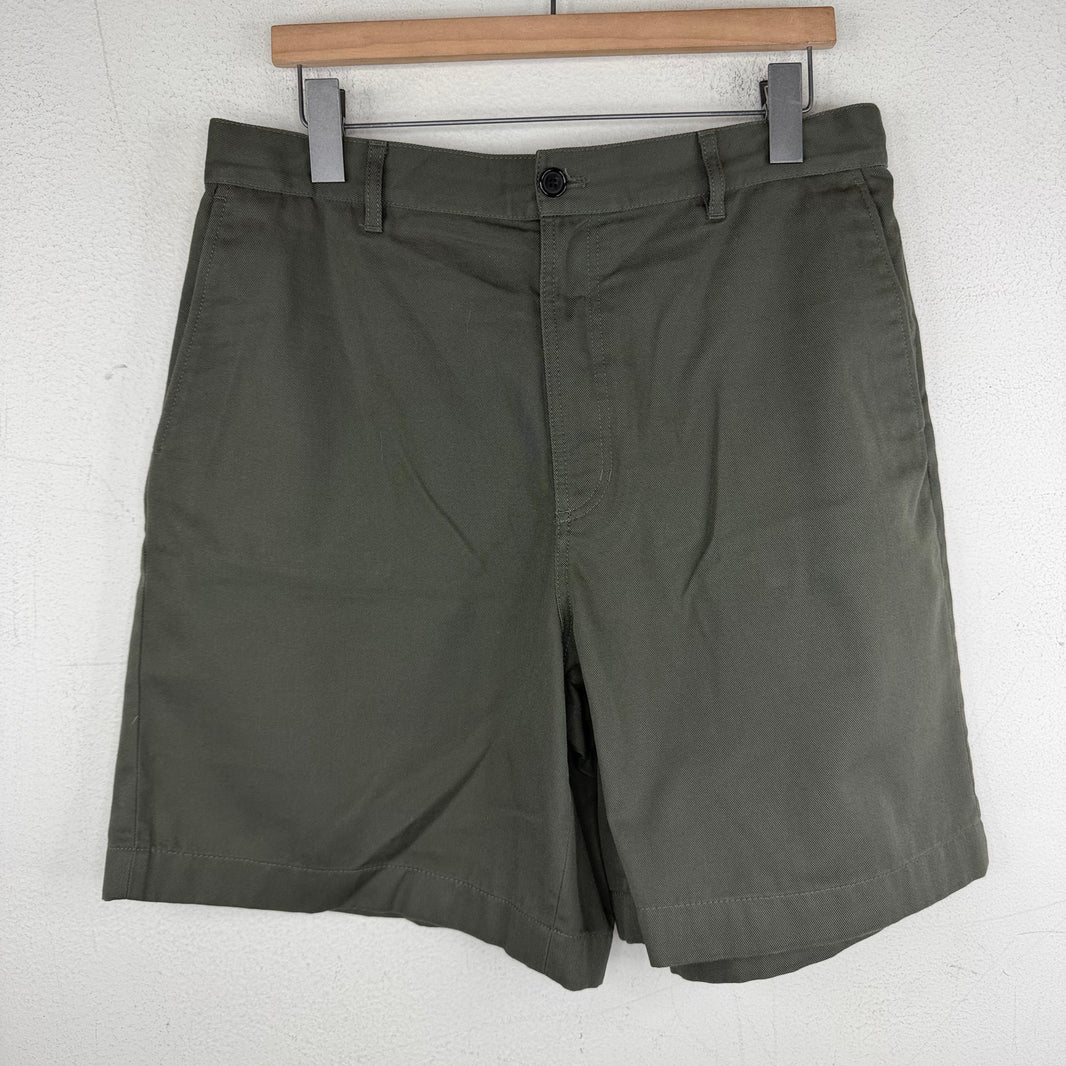 Acne Studios Green Twill Shorts