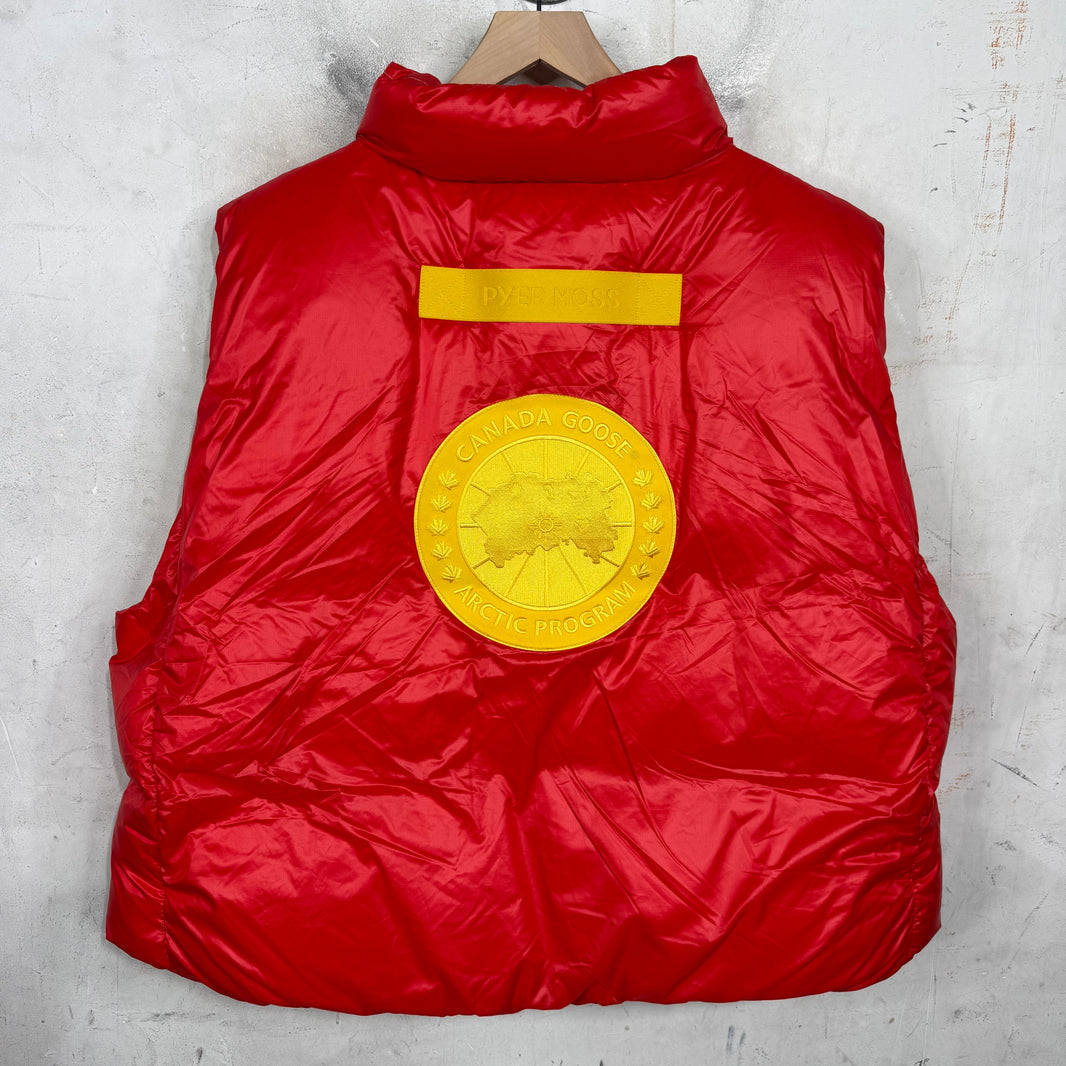 Pyer Moss x Canada Goose Red Vest