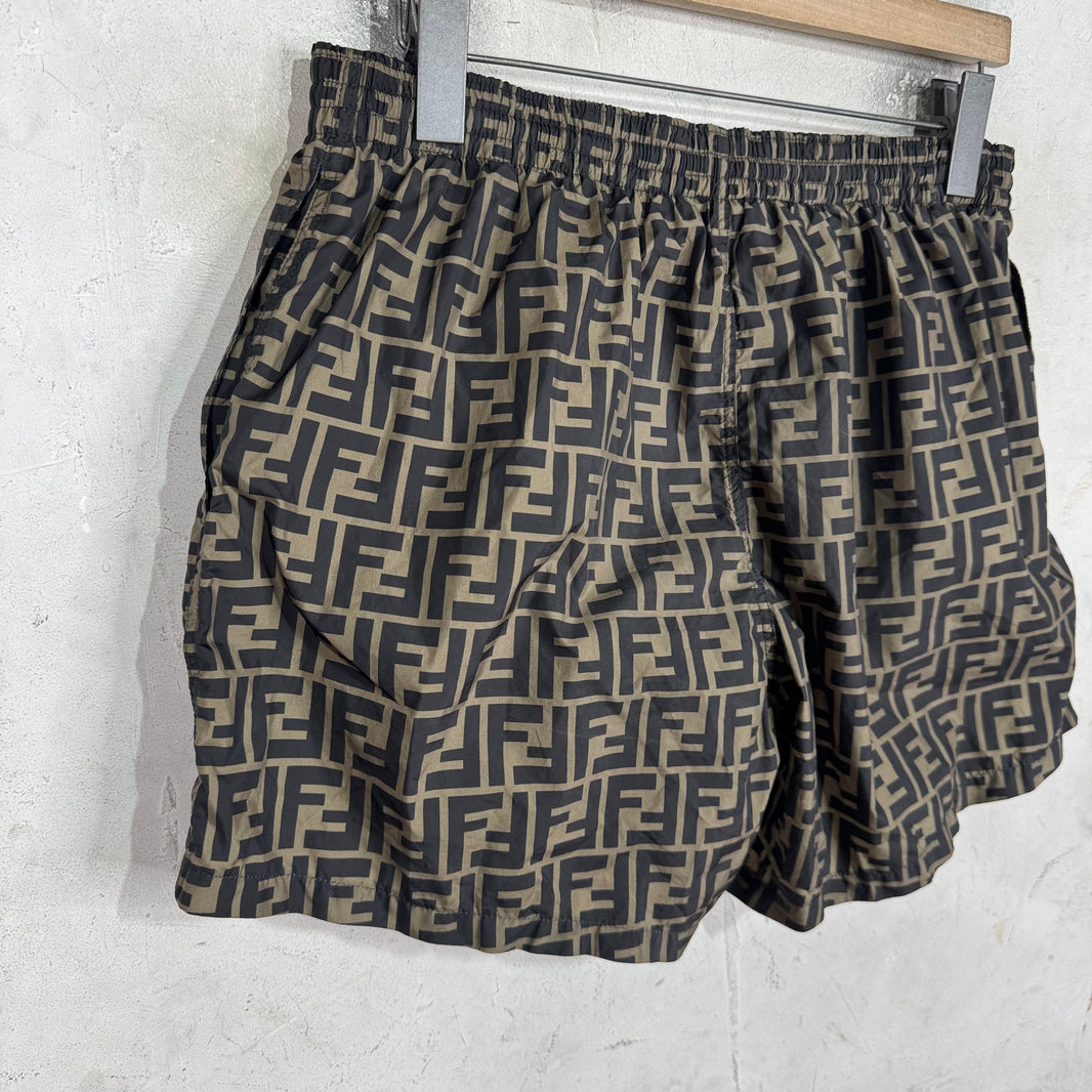 Fendi Monogram Swim Trunks