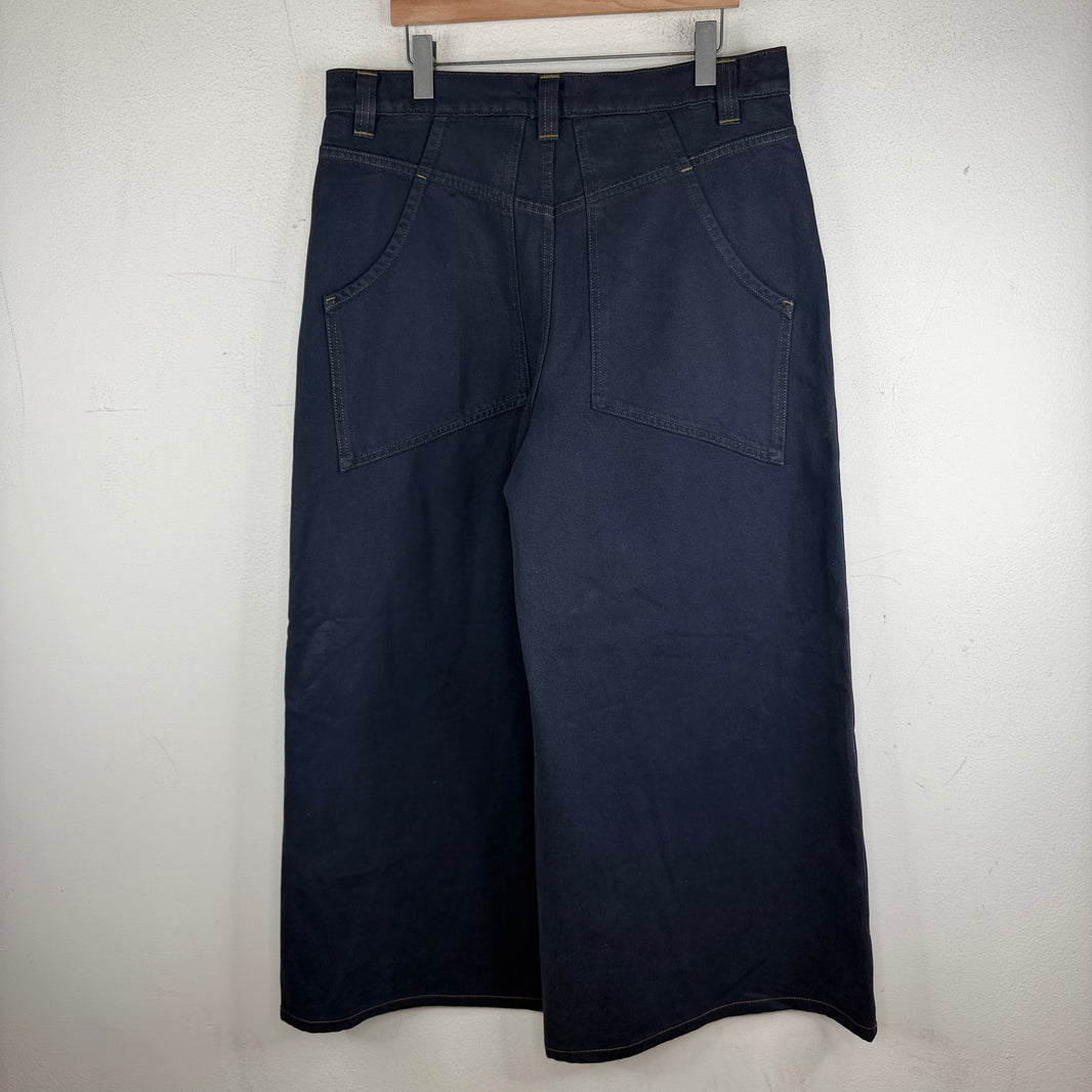 Eckhaus Latta Wax Wide Leg Jeans