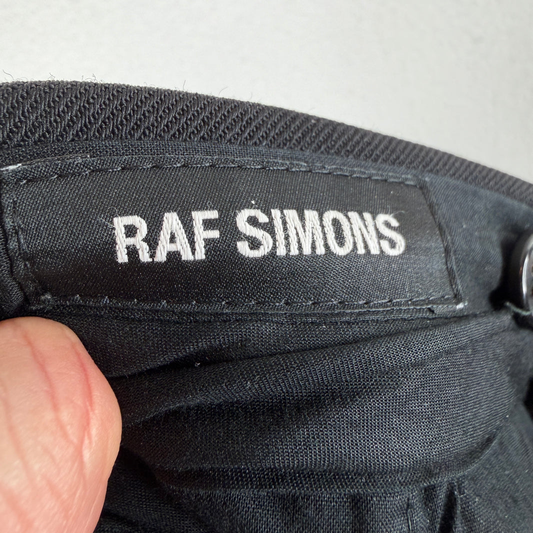 Raf Simons Black Pleated Trousers