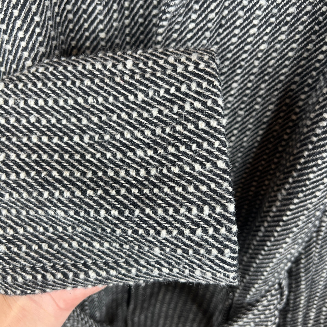 Saint Laurent Patterned Wool Trench Coat