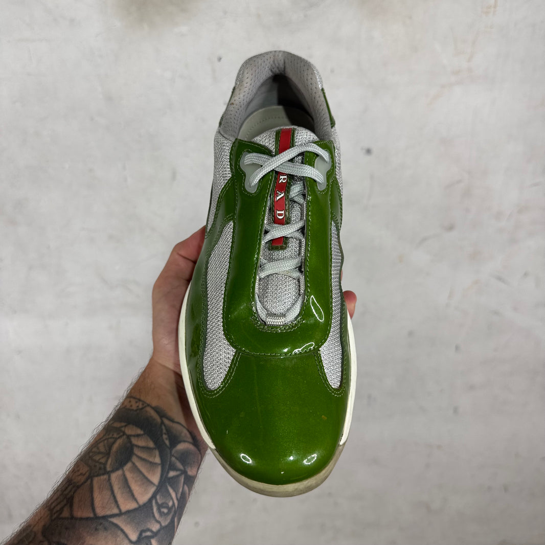 Prada Green Patent Americas Cup
