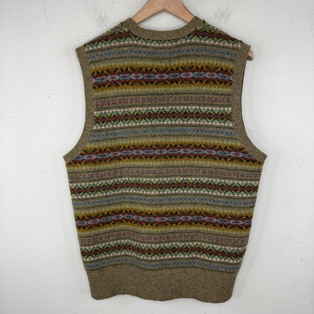 RRL Aztec Multicolor Wool Vest