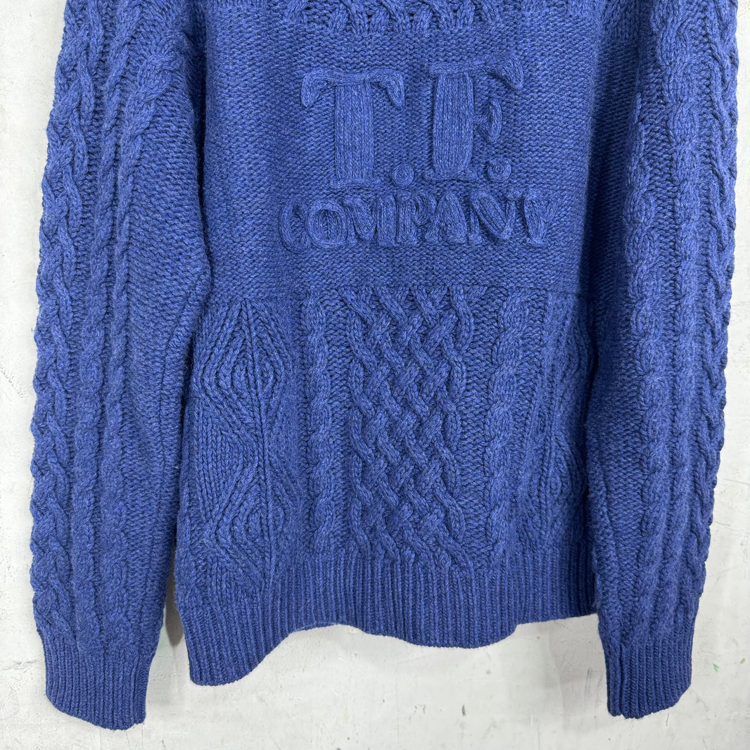 CPCompany x Throwing Fits Zipped Fair Isle Sweater