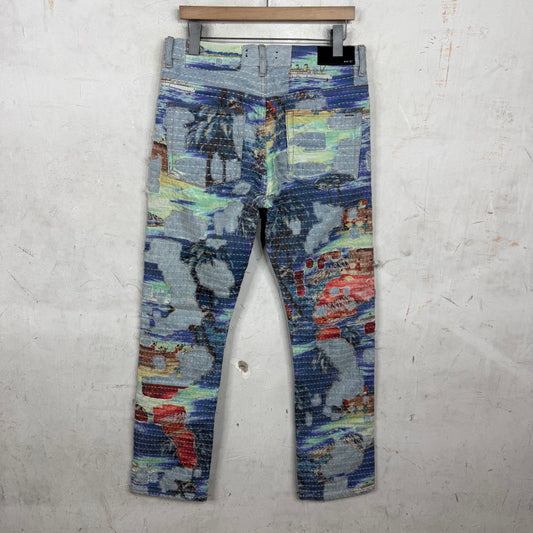 Amiri Aloha Boro Denim Jeans