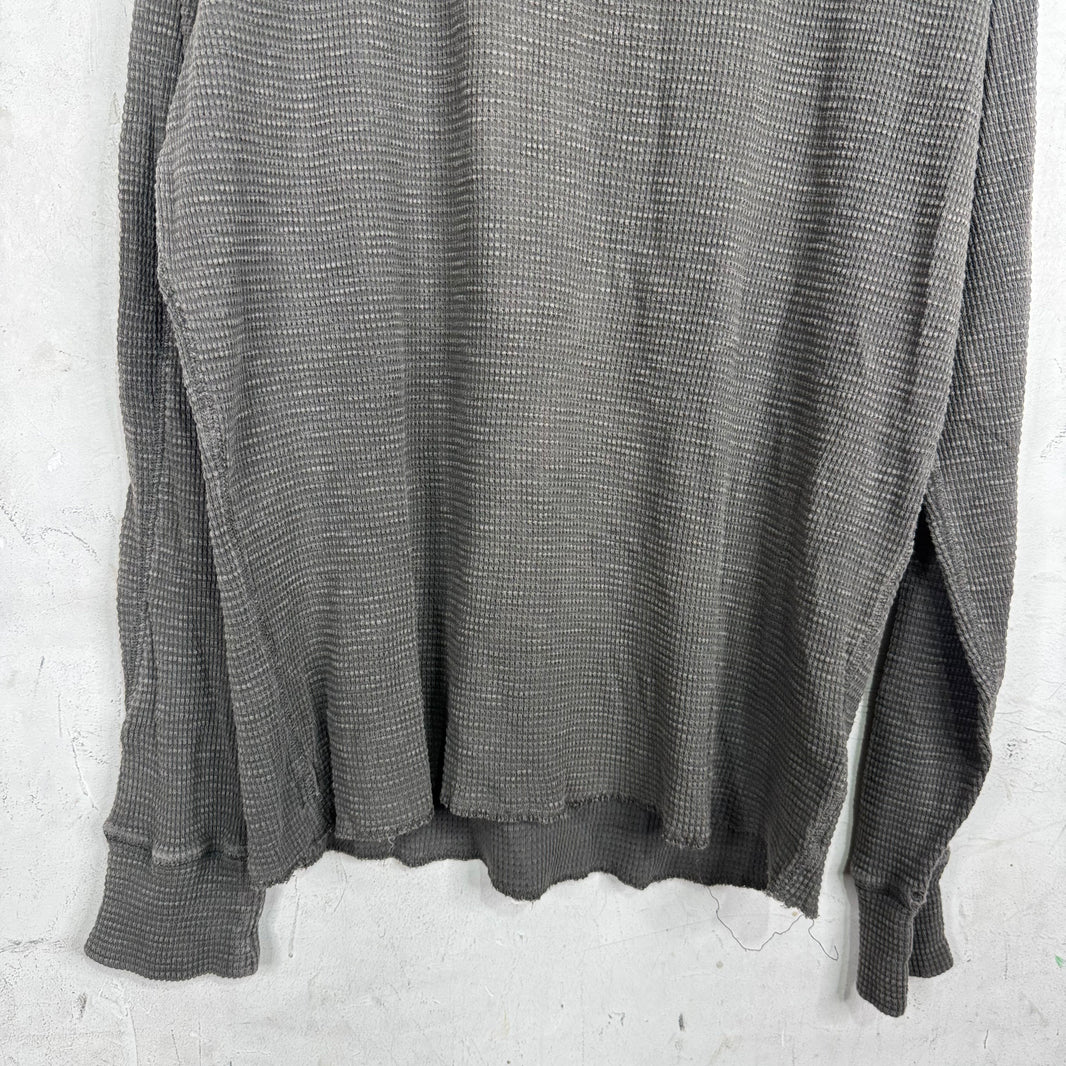 RRL Grey Thermal Shirt