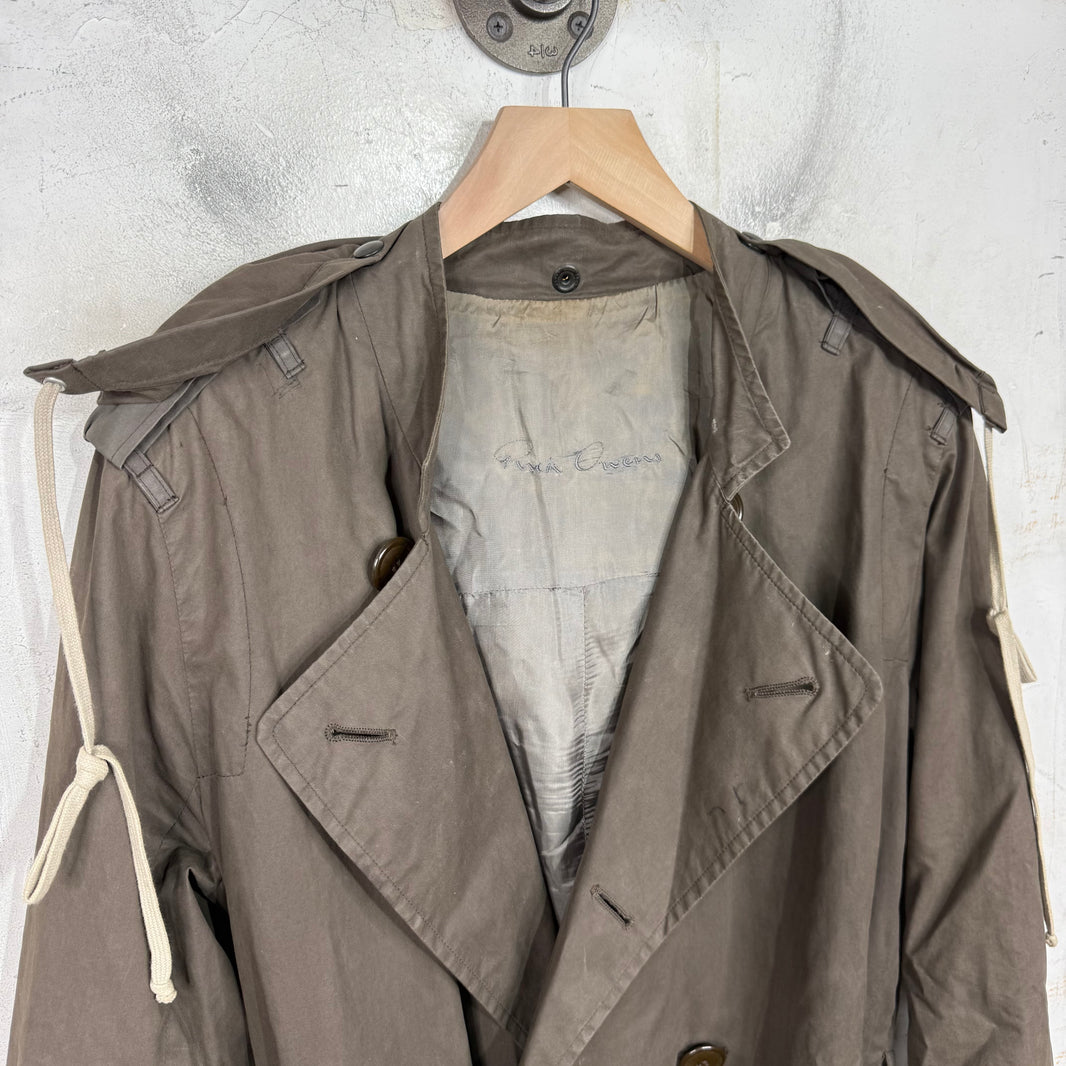 Rick Owens Hooded Mid-Length Fishtail Parka