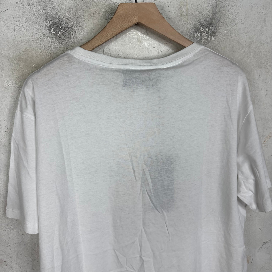 Gucci White Bootleg Logo T-Shirt