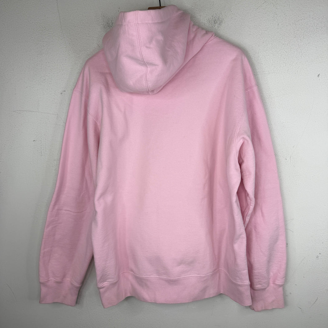 Supreme Pink Burberry Box Logo Hoodie