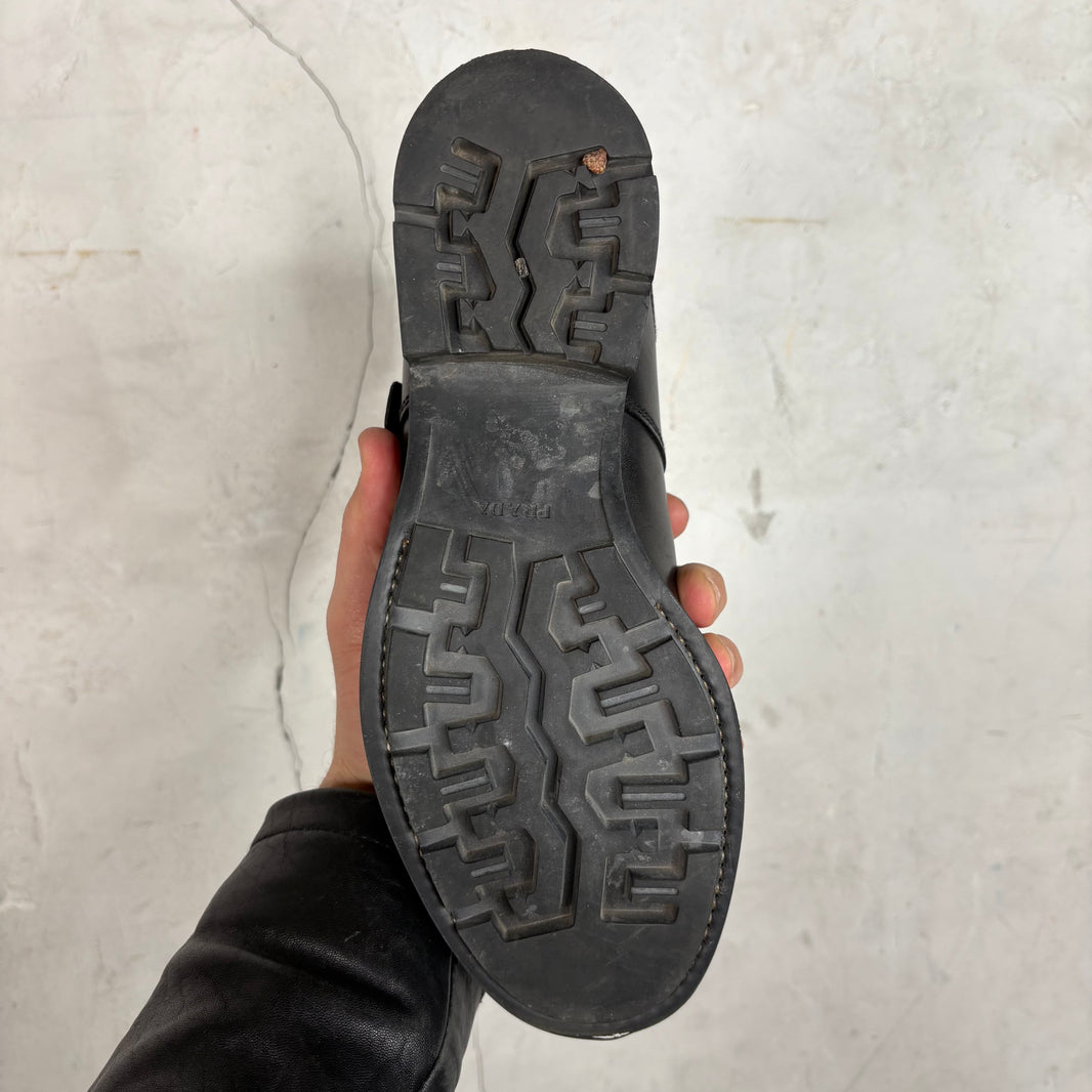 Prada Belted Hiking Boot