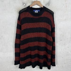 Junya Watanabe Brown/Black Striped Sweater