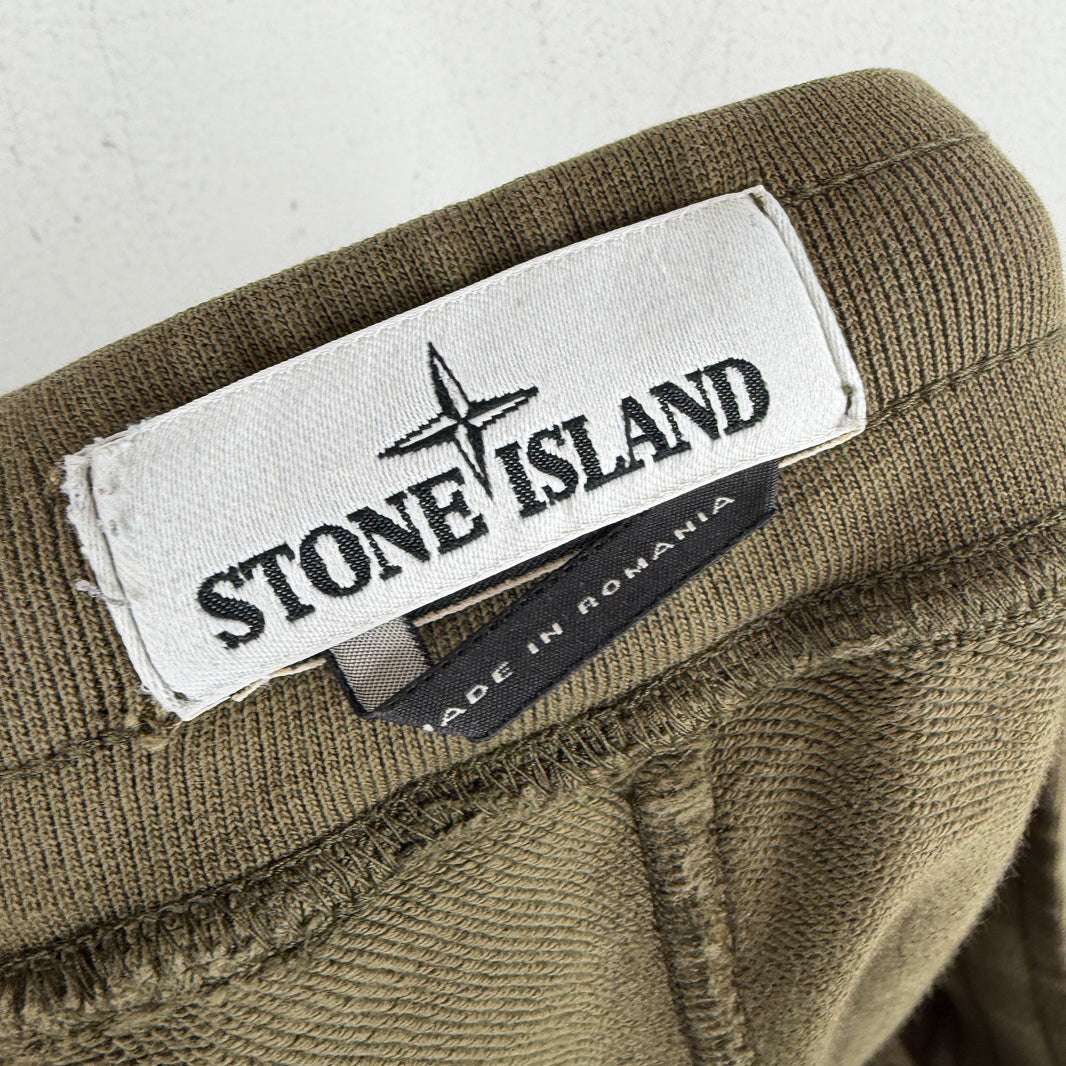 Stone Island Green Jogger Cargo Sweatpants