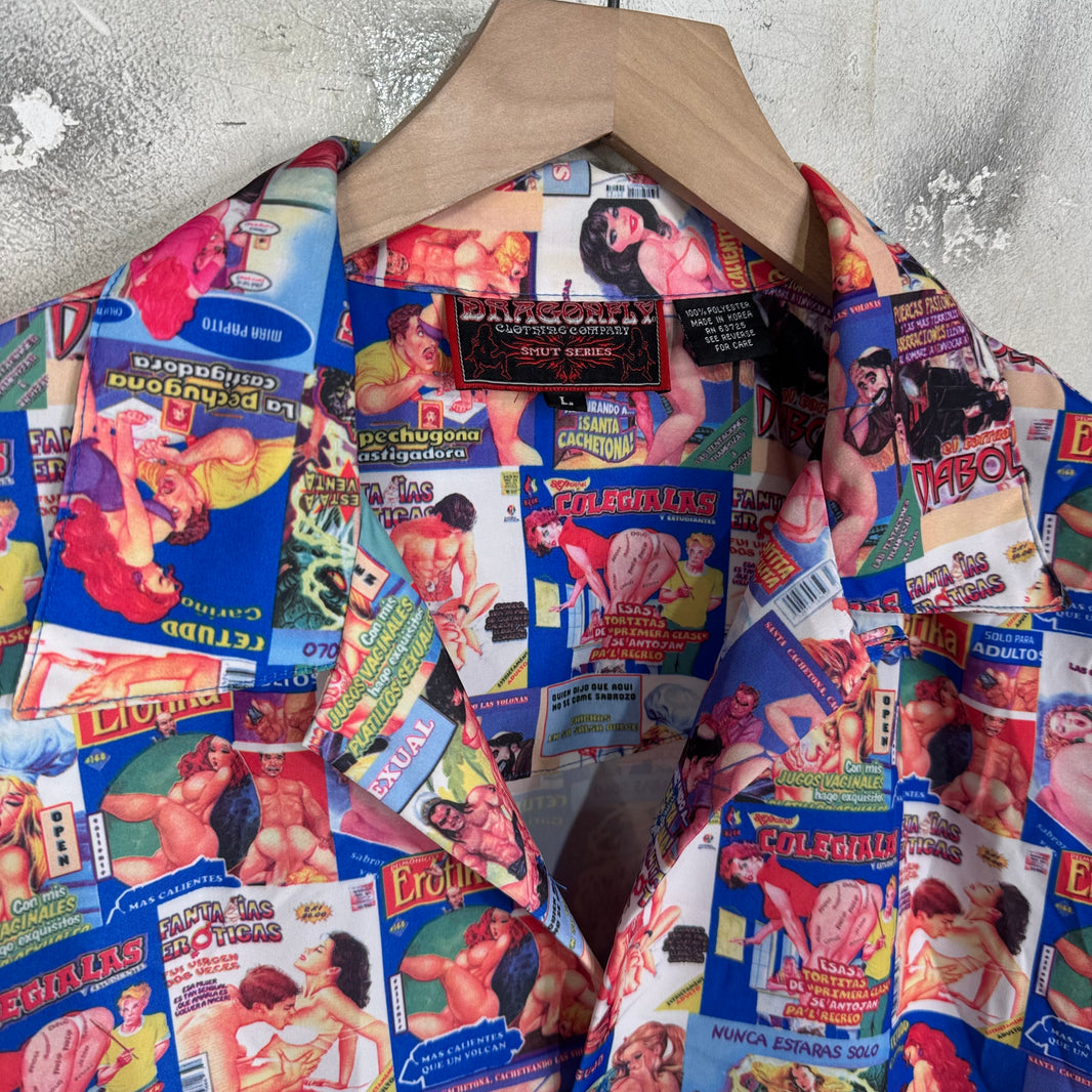Vintage Adult Magazine Button Up