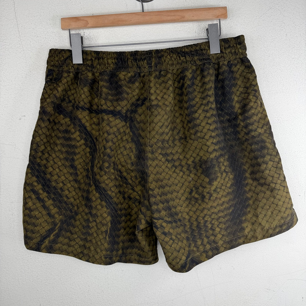 Bottega Veneta Nylon Intrecciato Printed Swim Shorts