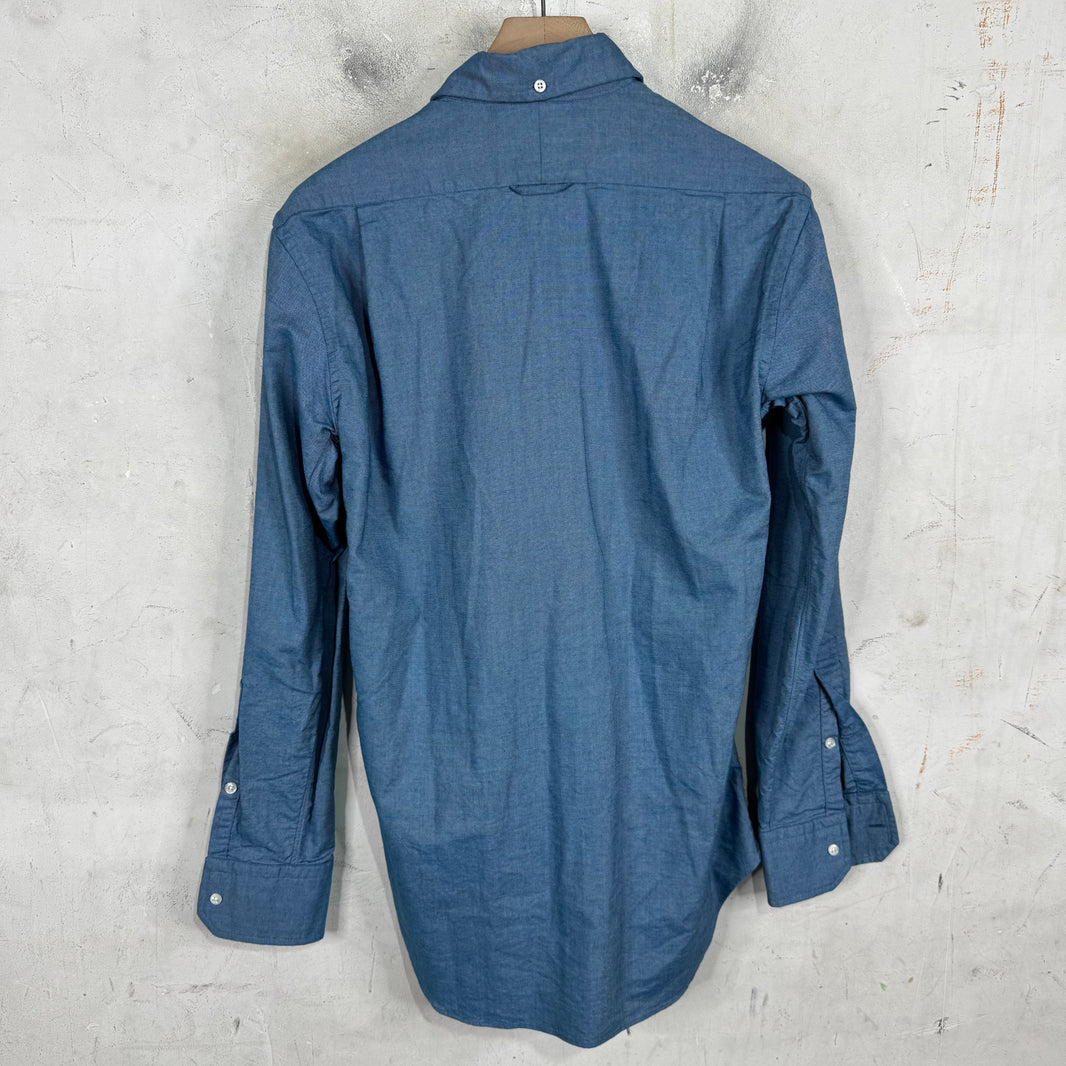 Thom Browne Striped Pocket Chambray Shirt