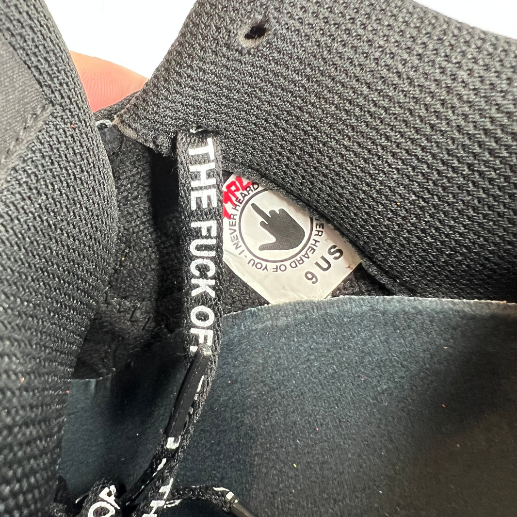 I Never Heard of You Flame Sample F*** Off Sneakers
