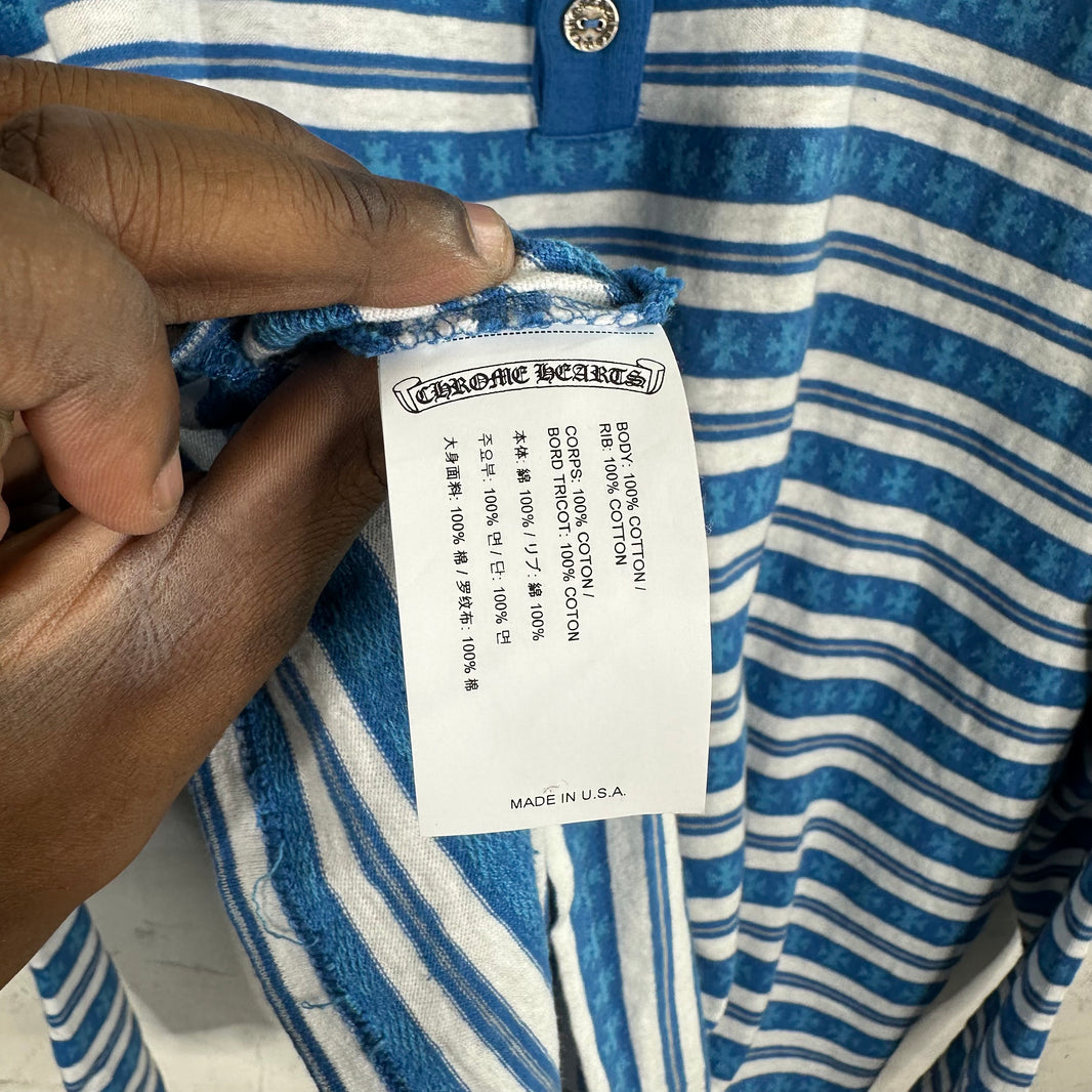 Chrome Hearts Striped Rugby Polo