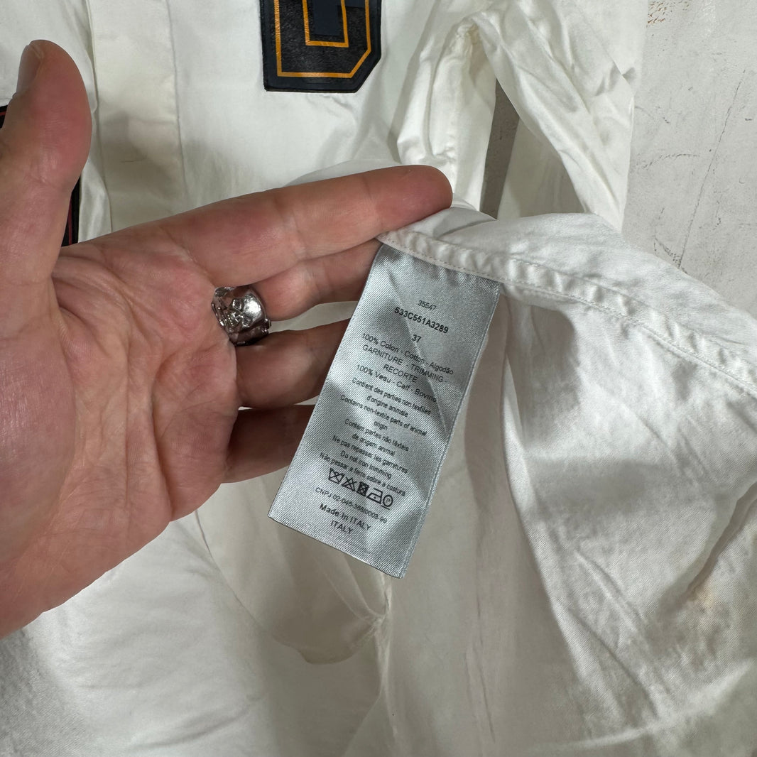 Dior Leather Patched Shirt