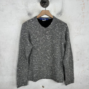 Junya Watanabe Speckled Ribbed Knit Sweater