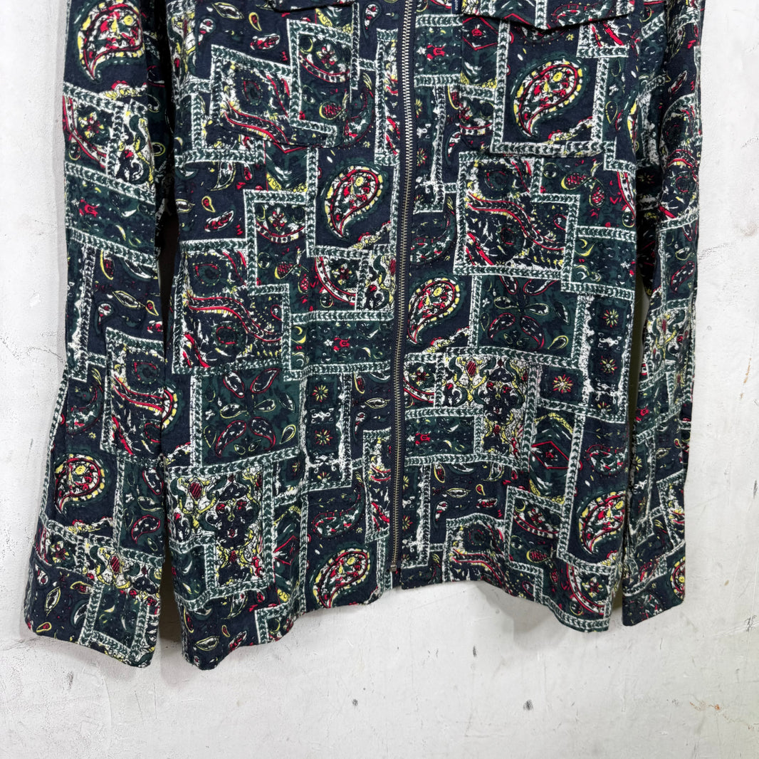 Supreme Paisley Zip Overshirt