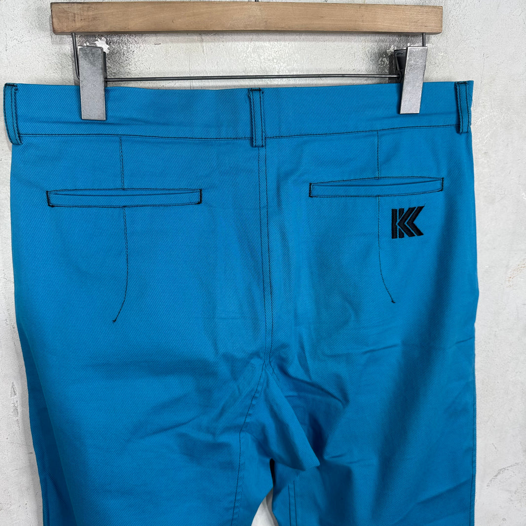 Kiko Kostadinov Blue Darted KK Trousers