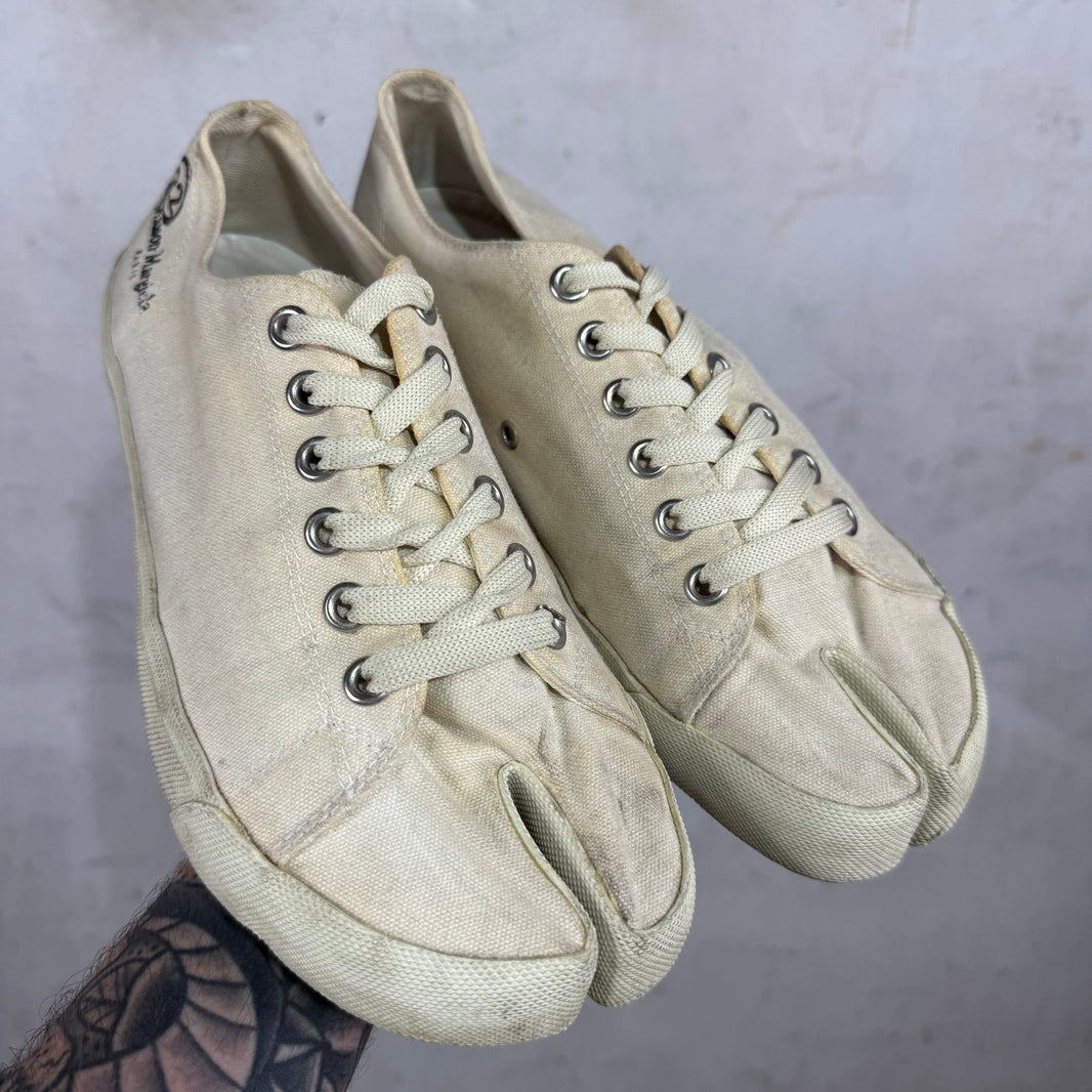 Margiela Beige Tabi Sneakers