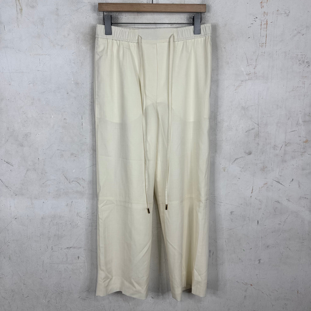 Louis Vuitton Wool Cream Pants
