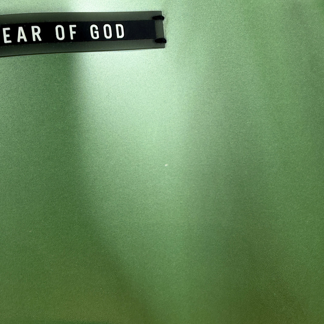Fear of God Green 3M Reflective Snap Button S/S Shirt