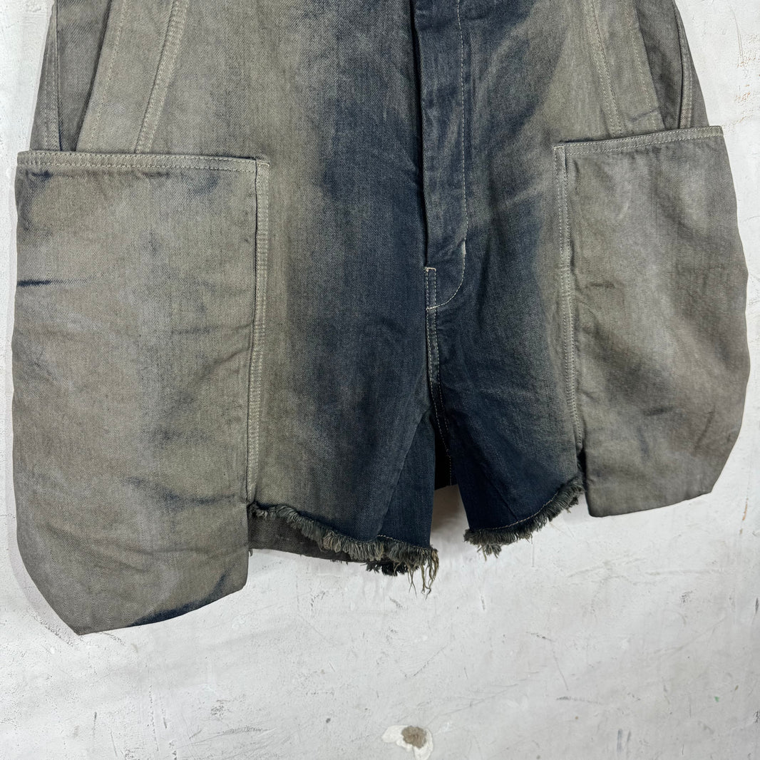 Rick Owens Degrade Wash Stefan Shorts