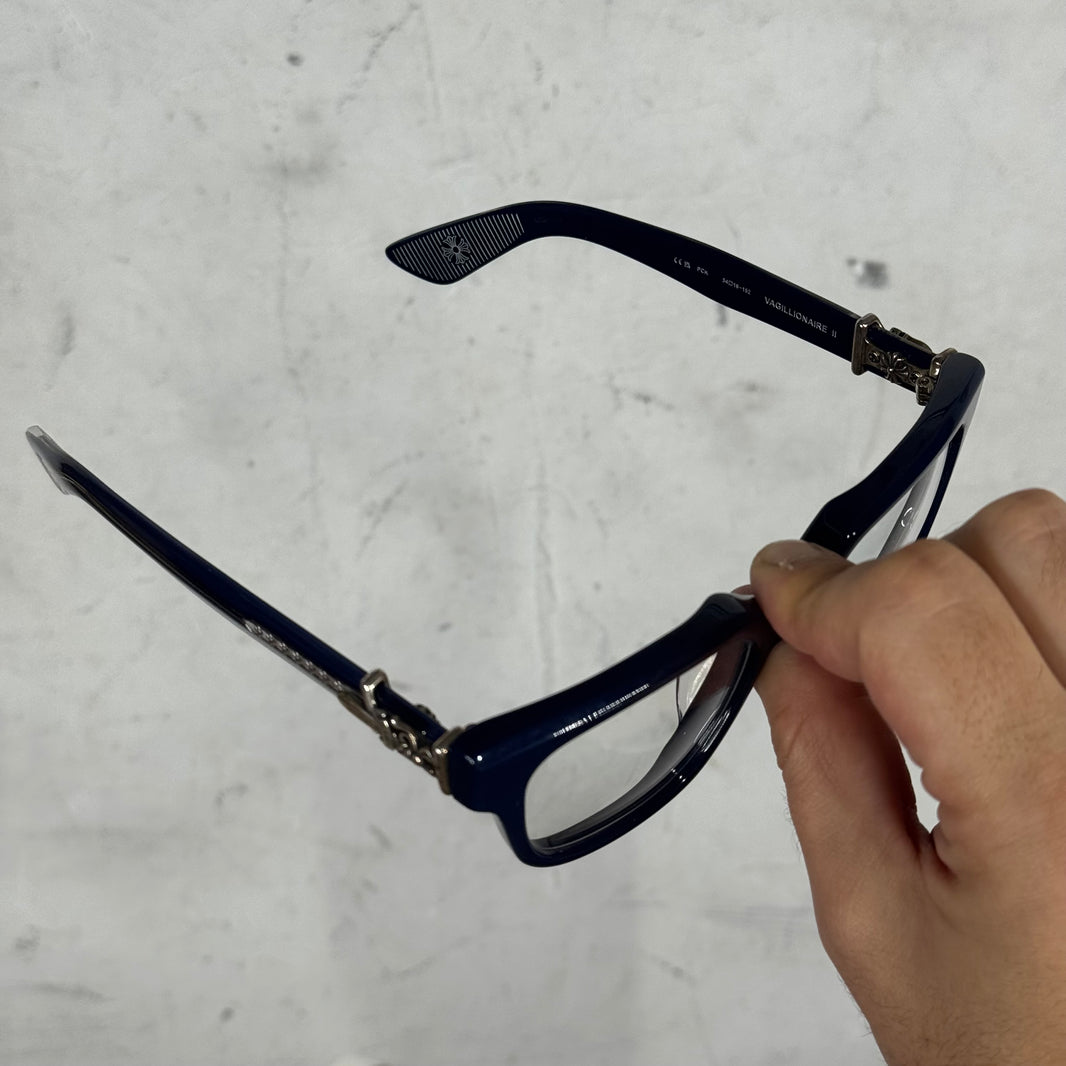 Chrome Hearts Blue Vagillionaire II Glasses