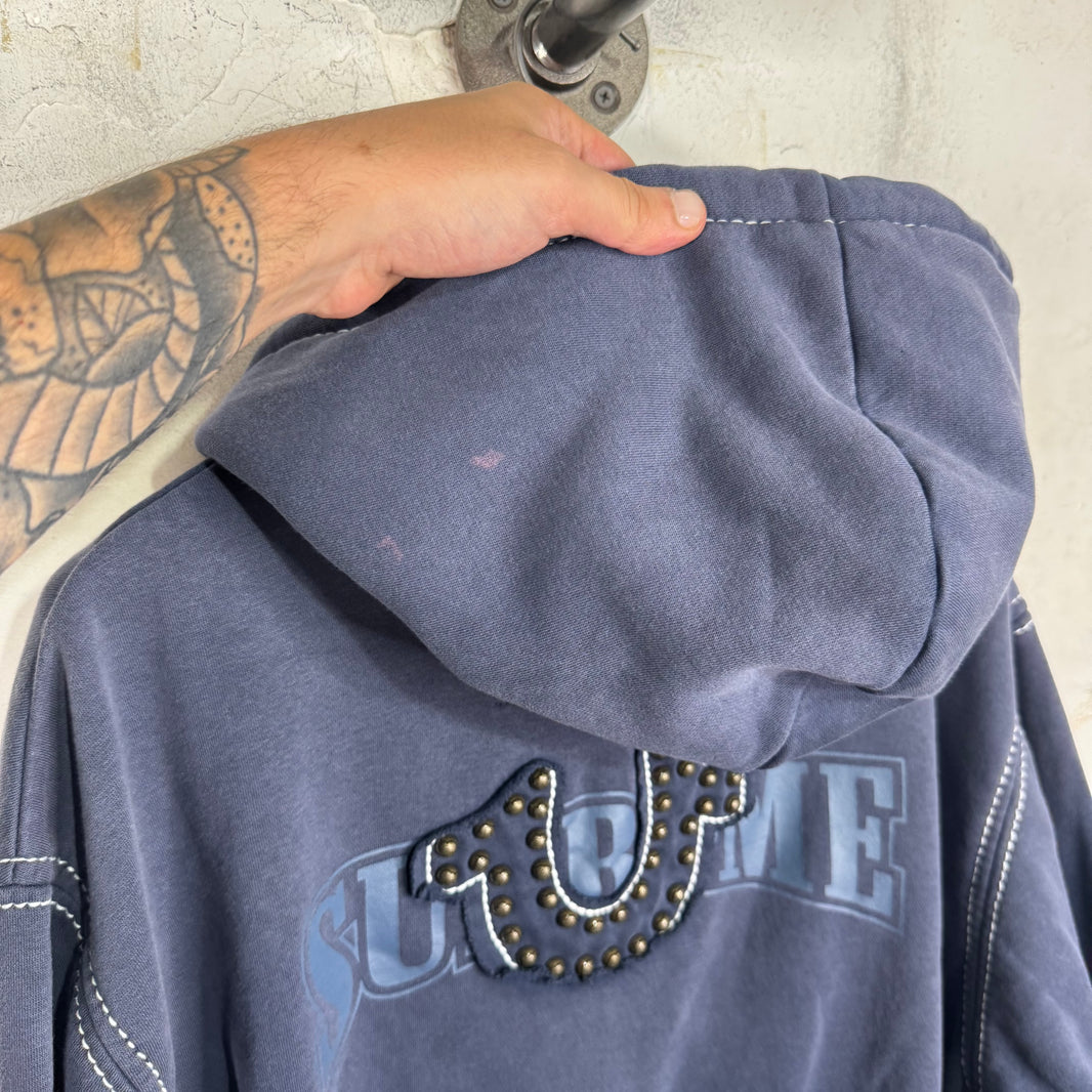Supreme x True Religion Studded Zip Hoodie