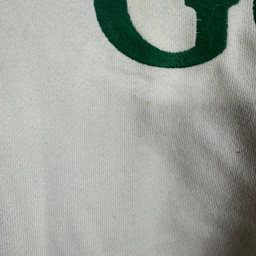 Gucci Beige Double G Embroidered Crewneck