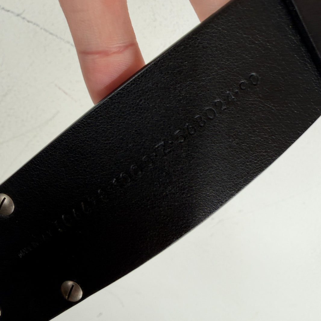 Balenciaga Metal Logo Belt