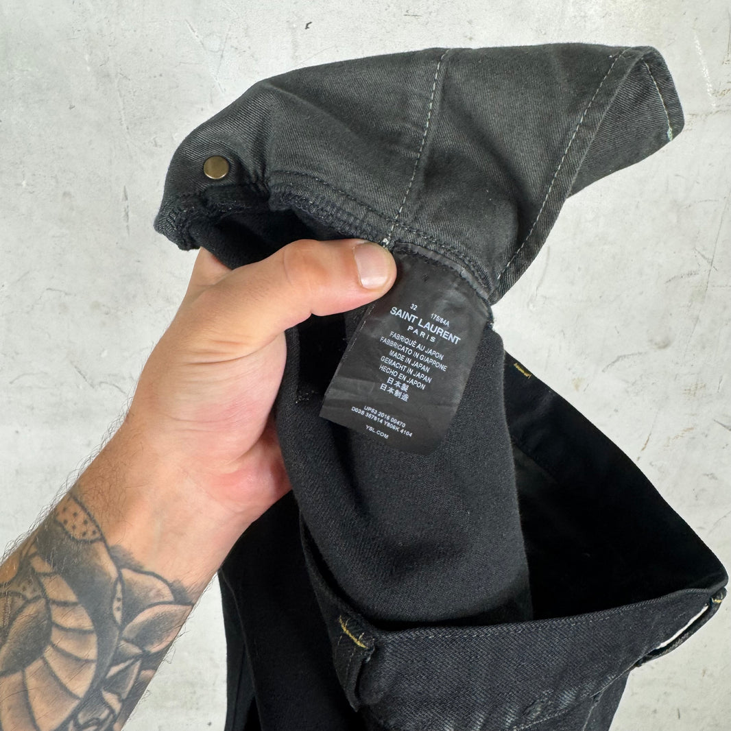 Saint Laurent D02 Oil Spill Jeans