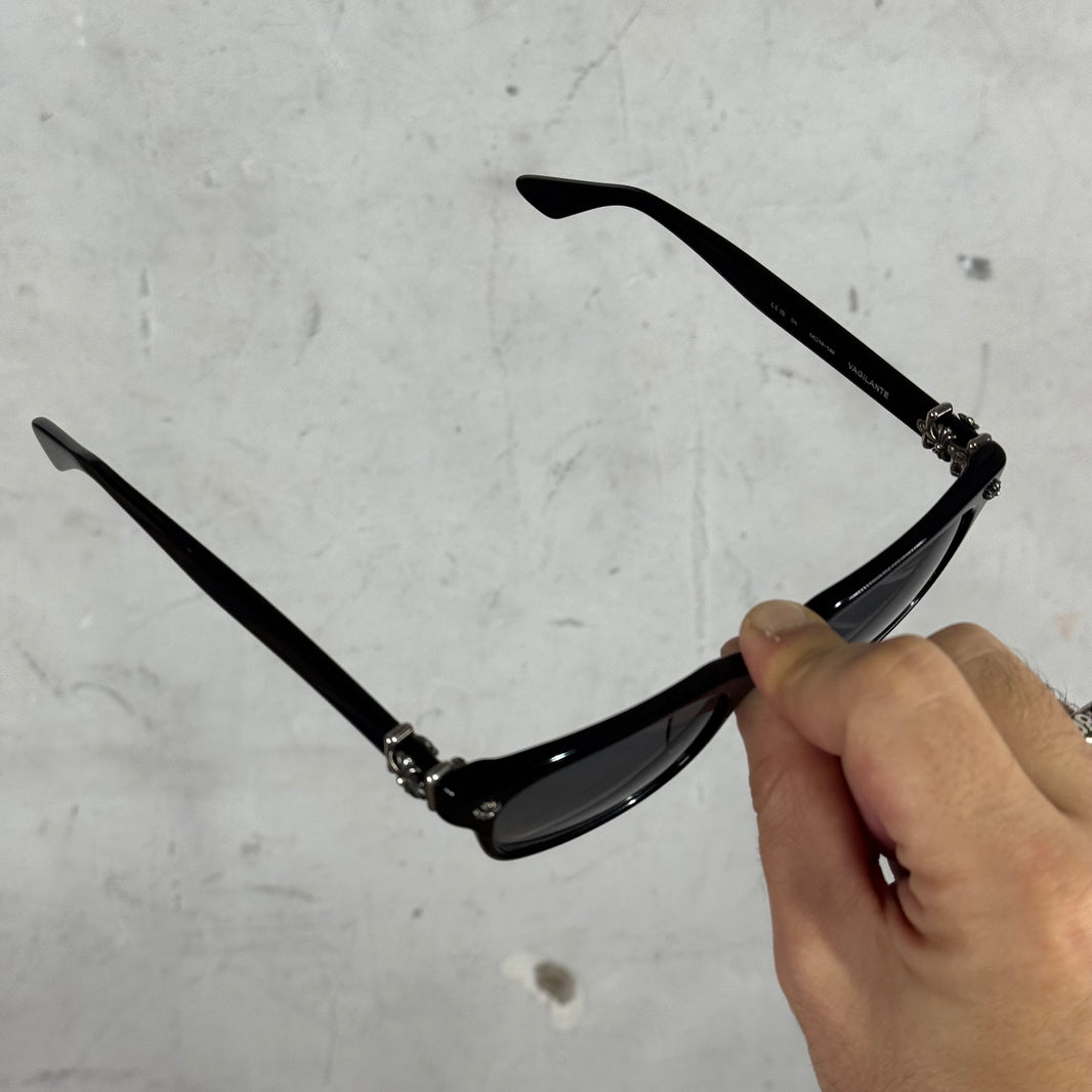 Chrome Hearts Black Vagilante Glasses