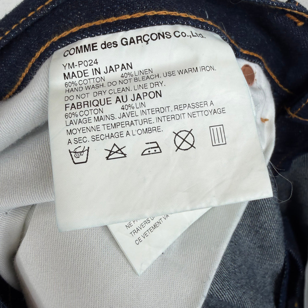 Junya Watanabe Raw Indigo Serial Number Jeans