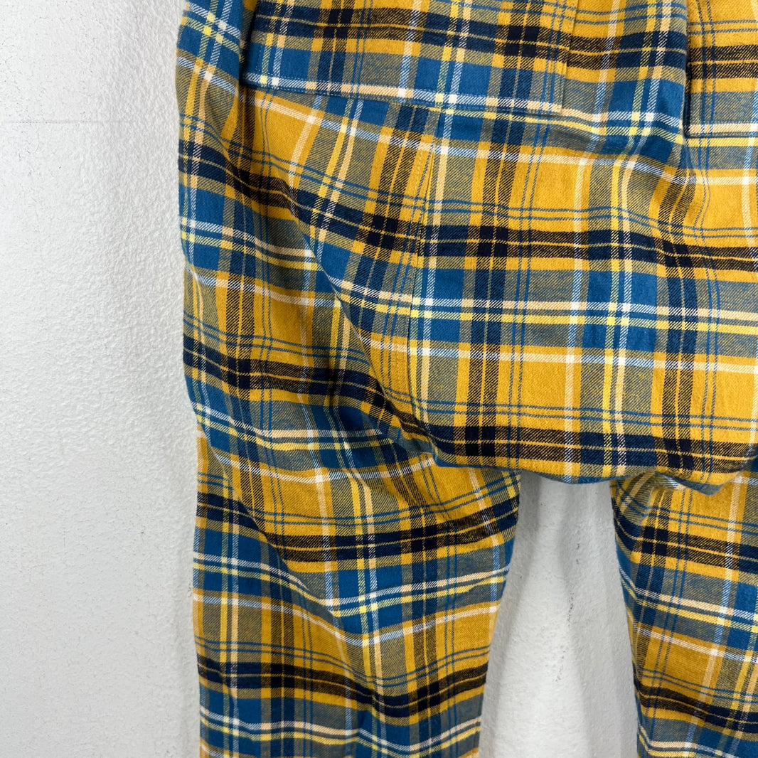 Rick Owens Acid Plaid Drop Crotch Pants