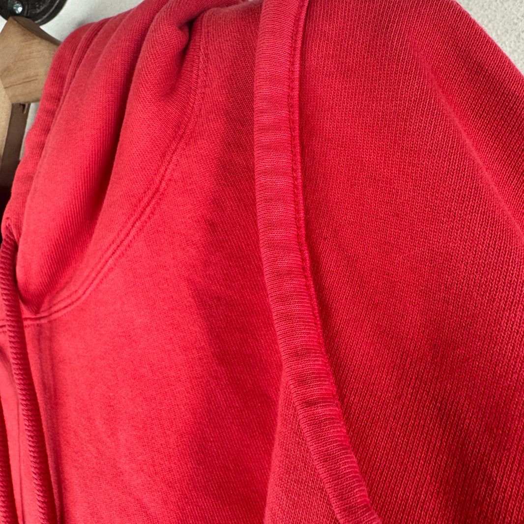 Jacquemus Red Wavy Logo Hoodie