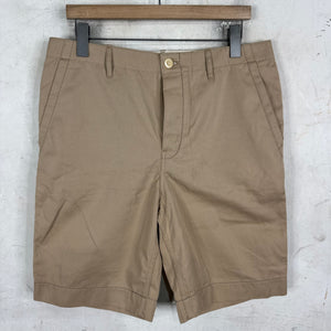 Sacai Khaki Accent Stitch Shorts