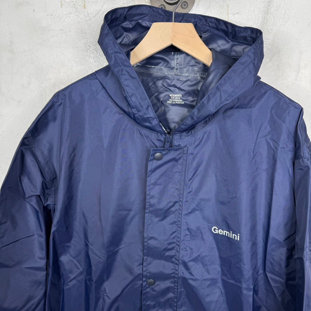 Vetements Gemini Rain Parka Jacket