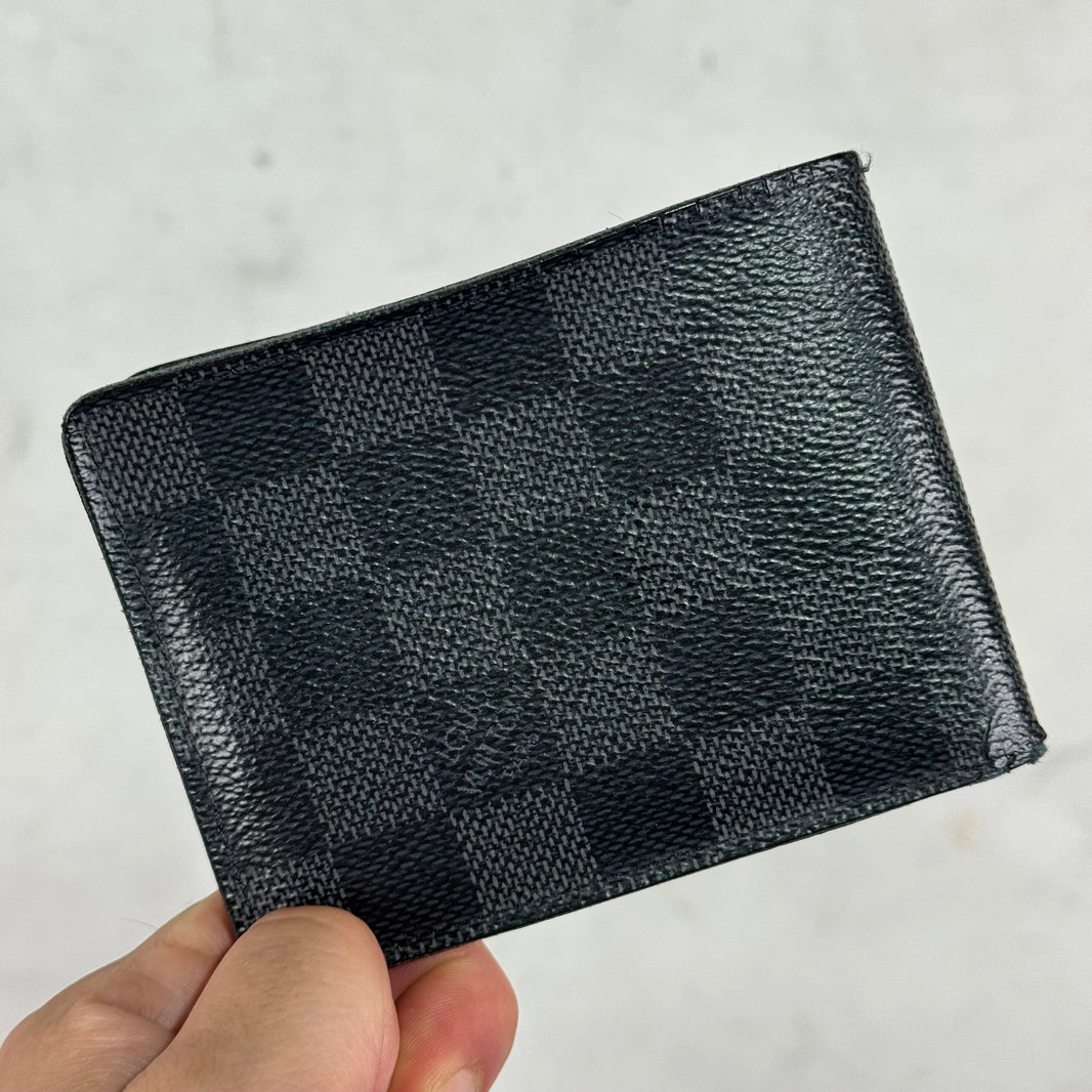 Louis Vuitton Black Damier Bifold Wallet