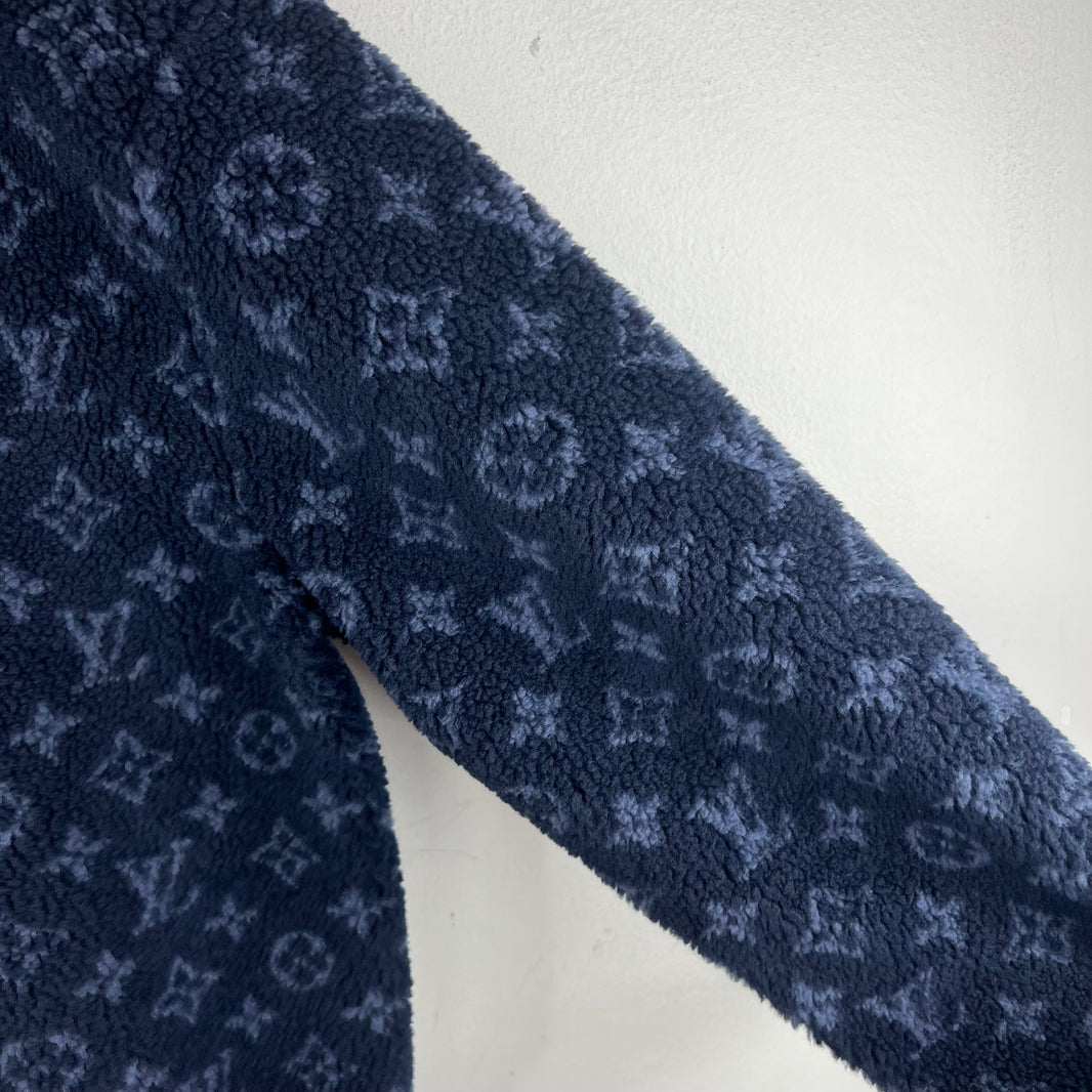 Louis Vuitton Monogram Fleece Zip Jacket