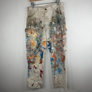 Vintage Dickies Paint Splattered Carpenter Trousers